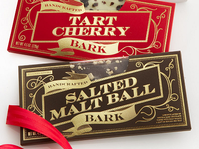 Holiday Barks chocolate christmas holiday packaging