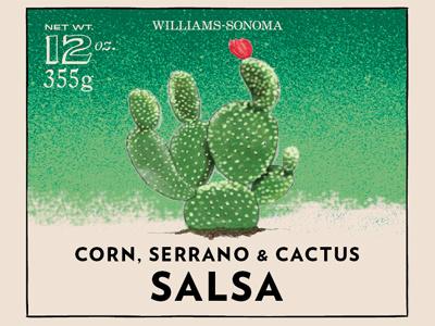 Salsa label food gourmet mexican packaging salsa