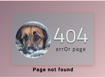 #DailyUI::404 Page app design ui ux