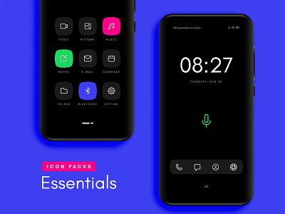 Essential Icon Pack clean design essential graphic design icon icon pack icon set illustration minimalist rounded uiux