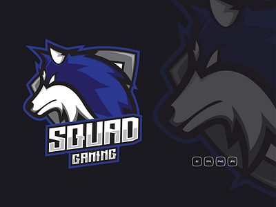 WOLF Esport Gaming Logo