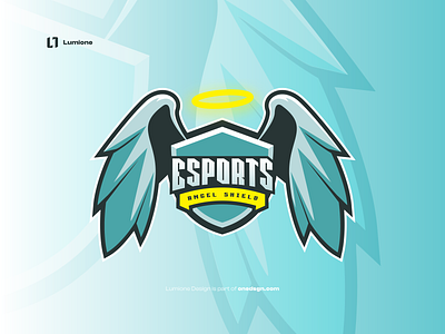 Angel Shield E-Sport Team Logo