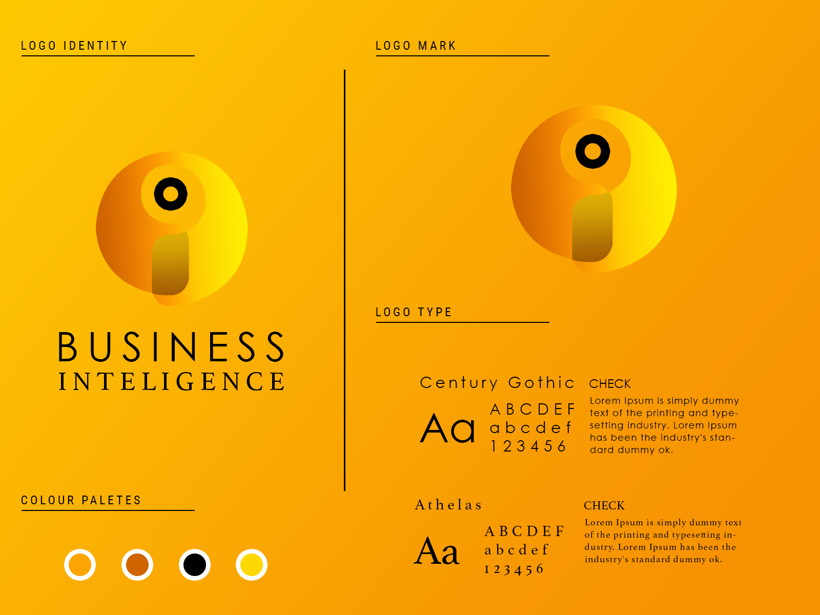 LOGO | BUSINESS INTELLIGENCE by Raúl Aguilera C. on Dribbble