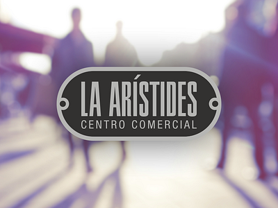 La Arístides advertisement degree design final graphic open air commercial center project shopping system thesis vector