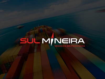 Sul Mineira america branding brokers compass design red vector design