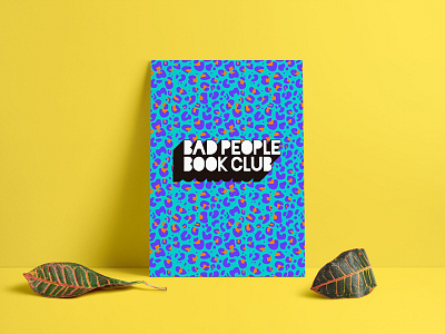 Bad People Book Club book digital design graphic design print design social media
