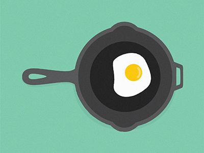 Fried Egg design graphics illustration vector