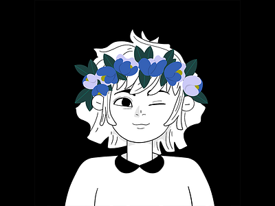 flowers in your hair.