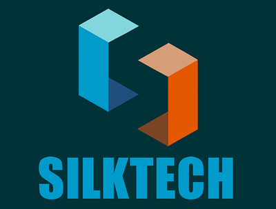 Silktech Logo branding design graphic design logo vector