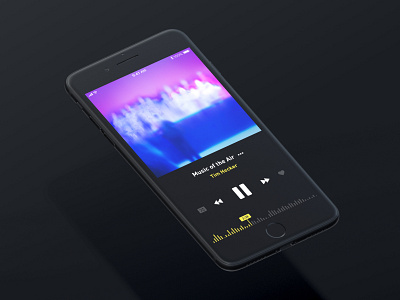 Now playing app ios minimal music music app music player now playing ui ui design