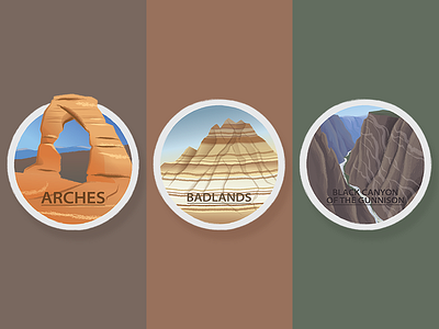 National Parks Icons - Part 1