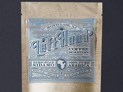 Left Hand Coffee design jamie packaging stark