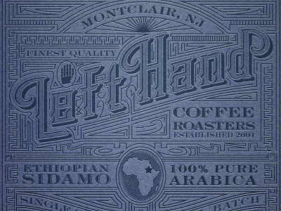 Left Hand jamie stark packaging design typography