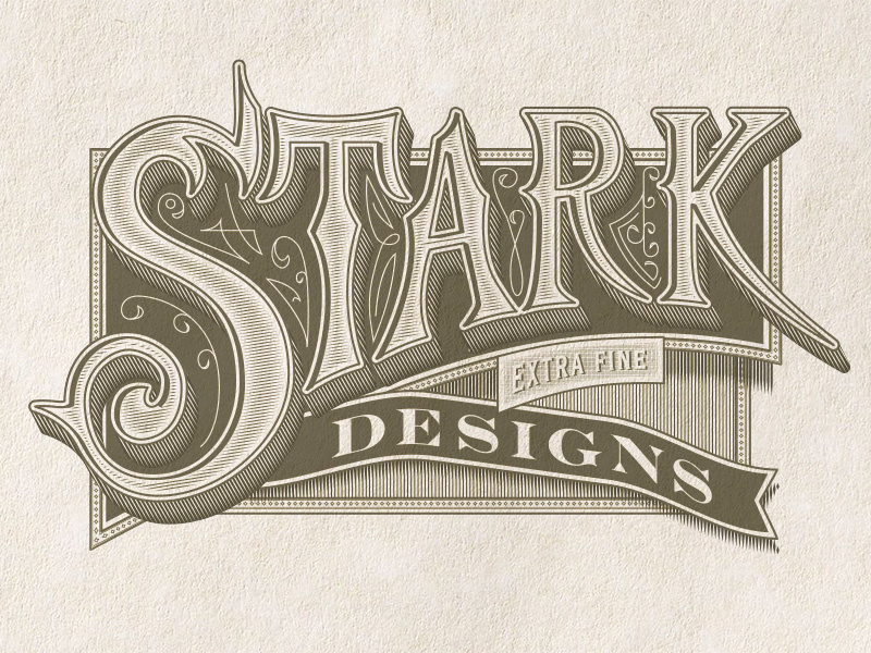 Stark Handletter self promotion stark designs typography packaging design jamie stark