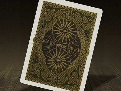 Playing Card Back Concept art director jamie stark orange county playing cards