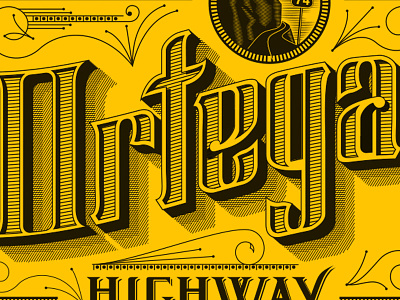Ortega Highway art director orange county cigar packaging graphic designer jamie stark typography