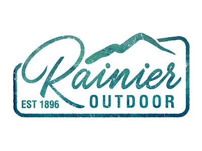 Rainier Logo art director art director orange county design graphic designer jamie stark laser engraving logo