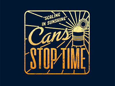 Cans Stop Time 2 art art director orange county cans food industry graphic designer jamie stark logo orange county graphic designer