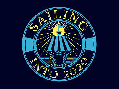 Sailing Into 2020 art director orange county branding branding design jamie stark logo orange county graphic designer