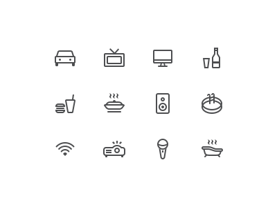 Facility Icons accommodation facility icon icons reservation