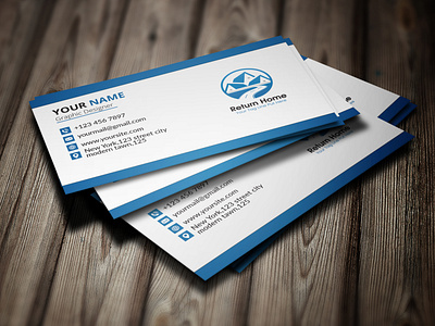 business card branding graphic design logo