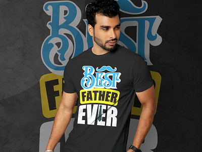 FATHER'S DAY TYPOGRAPHY DESIGN FOR T-SHIRT fashion design fathers day design sublimation design typography