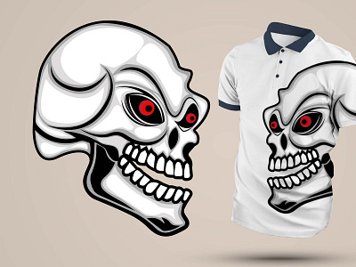 SKELLETON HALLOWEEN T SHIRT DESIGN