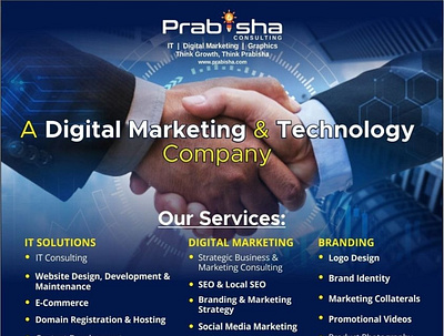 Prabisha Consulting branding design social media post