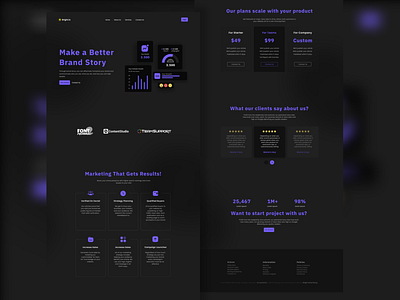 branding service landing page branding ui