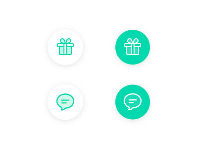 Gifts and chat chat gift icon