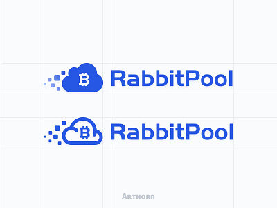 RabbitPool - logo brand branding design logo