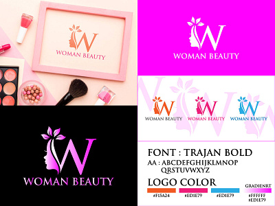 WOMAN BEAUTY beauty beauty vector face beauty woman face logo beauty woman icon brand branding design face beauty logo logo woman beauty woman face logo