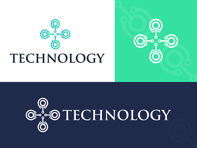 Technology Logo vector illustration graphic design logo app design branding brand technology logo technology