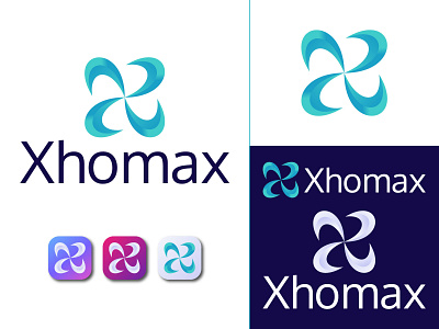 Xhomax app app icon brand branding design graphic design icon illustration logo logos mobile ui ux vector