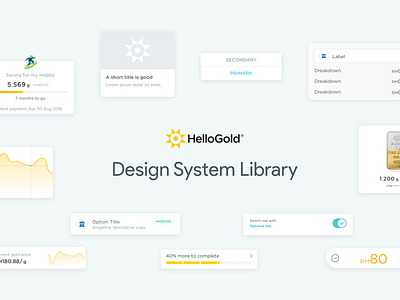 HelloGold Design System design system fintech hellogold