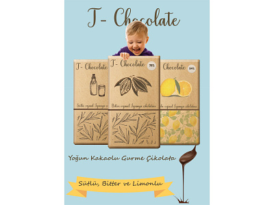 Chocolate Package Design branding chocolate design graphic design illustration packaging