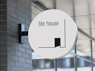 bbr house 
architecture logo design