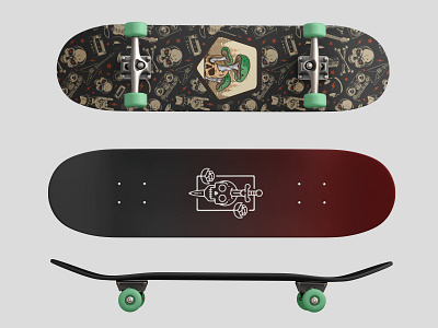 Roll With Soul branding design digital art graphic design packaging skateboard vector