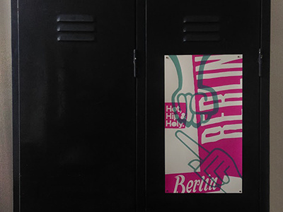 Berlin // Berlin berlin graphic graphic design magenta pop art poster screen print silkscreen typography wall art