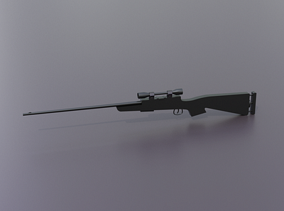 M24 Sniper Rifle Blender 3D Model 3d 3d art 3d artist 3d asset 3d design 3d m24 3d rendering 3d sniper art blender cg cg art cycles design game game asset m24 m24 model sniper sniper 3d