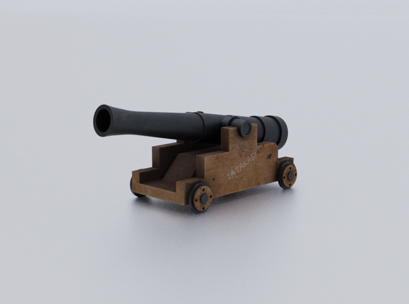 Cannon 3D Low Poly Game Asset Modeling | Blender 3D by CGRYU ...