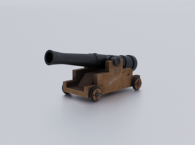 Cannon 3D Low Poly Game Asset Modeling | Blender 3D 3d 3d cannon 3d art 3d artist 3d asset 3d design 3d game 3d game asset 3d model 3d rendering blender cannon cannon 3d cycles design game asset design low poly modeling texture texturing