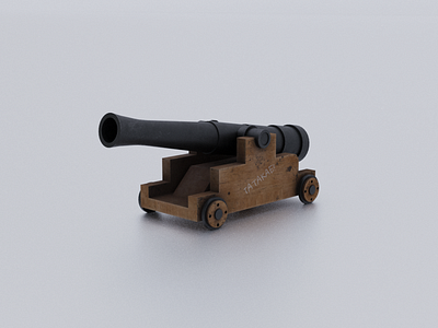 Cannon 3D Low Poly Game Asset Modeling | Blender 3D