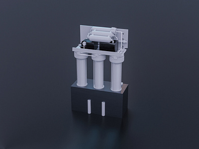 Water Purifier Product Modeling | Blender 3D