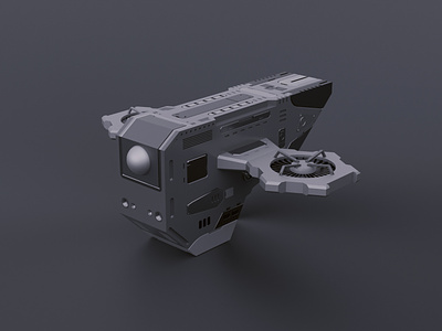 Hard Surface Sci-fi Jet 3D Modeling | Blender 3D
