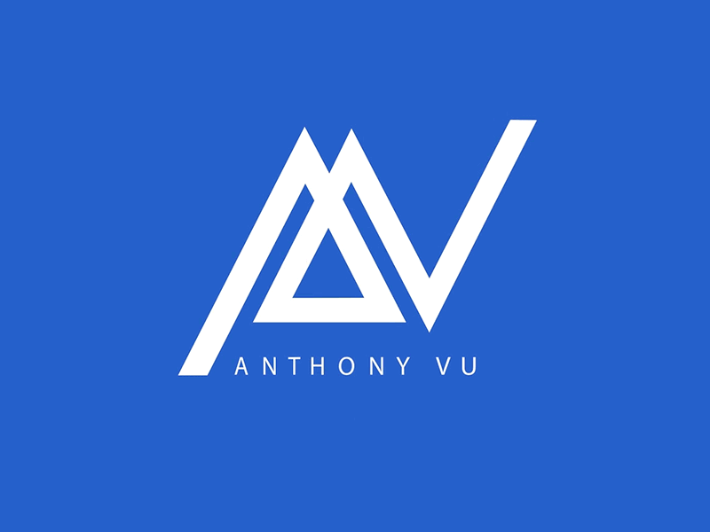 Anthony Vu Logo 2016 animation cinema4d identity intro logo motion graphics productive showreel titles