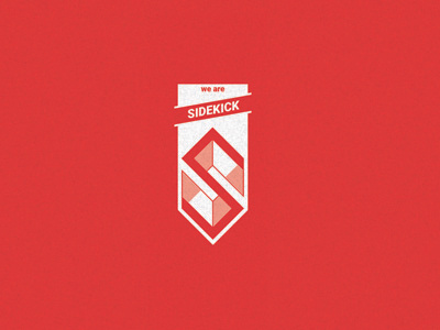 Dribbble badge red s sidekick webdesigner