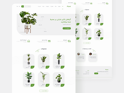 Website design • Plant shop