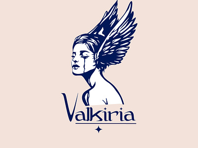 Valkiria design graphic design logo wine