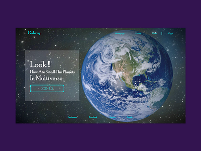 galaxy landingpage